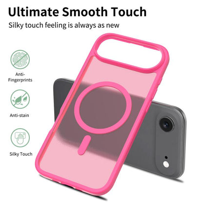 For iPhone Air Skin Feel TPU Hybrid PC MagSafe Phone Case(Rose Red) - iPhone Air Cases by buy2fix | Online Shopping UK | buy2fix