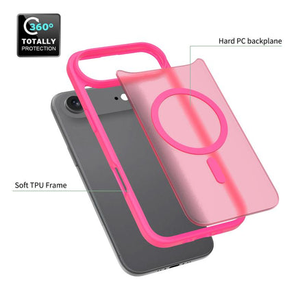 For iPhone Air Skin Feel TPU Hybrid PC MagSafe Phone Case(Rose Red) - iPhone Air Cases by buy2fix | Online Shopping UK | buy2fix