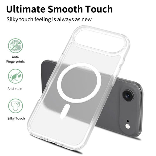 For iPhone Air Skin Feel TPU Hybrid PC MagSafe Phone Case(Transparent) - iPhone Air Cases by buy2fix | Online Shopping UK | buy2fix