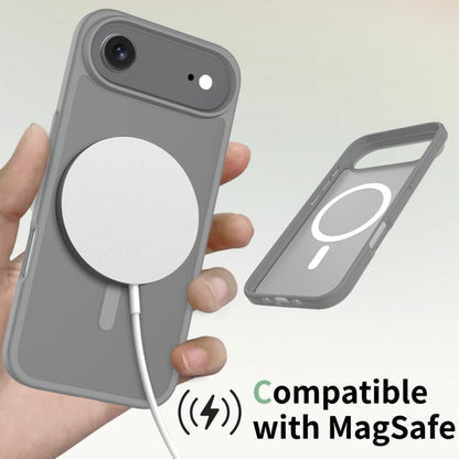 For iPhone Air Skin Feel TPU Hybrid PC MagSafe Phone Case(Dark Grey) - iPhone Air Cases by buy2fix | Online Shopping UK | buy2fix