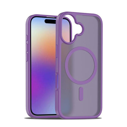 For iPhone 17 Skin Feel TPU Hybrid PC MagSafe Phone Case(Purple) - iPhone 17 Cases by buy2fix | Online Shopping UK | buy2fix