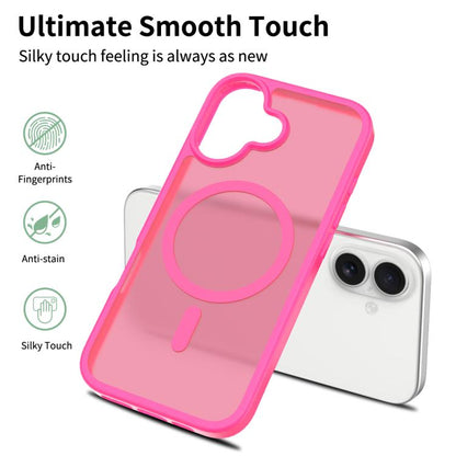 For iPhone 17 Skin Feel TPU Hybrid PC MagSafe Phone Case(Rose Red) - iPhone 17 Cases by buy2fix | Online Shopping UK | buy2fix