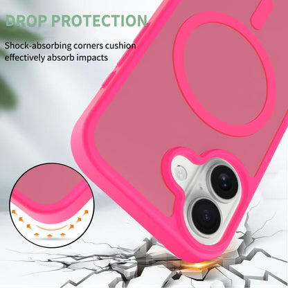 For iPhone 17 Skin Feel TPU Hybrid PC MagSafe Phone Case(Rose Red) - iPhone 17 Cases by buy2fix | Online Shopping UK | buy2fix