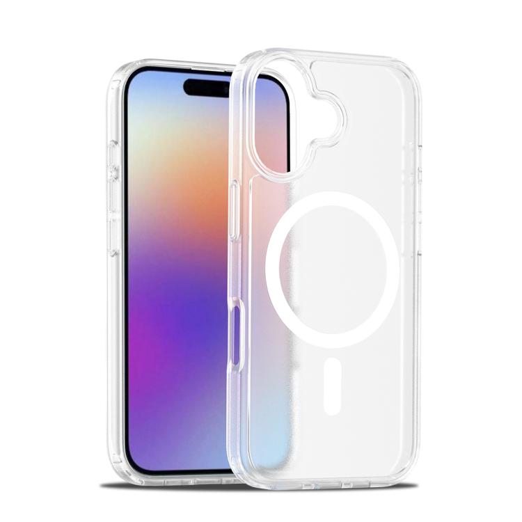 For iPhone 17 Skin Feel TPU Hybrid PC MagSafe Phone Case(Transparent) - iPhone 17 Cases by buy2fix | Online Shopping UK | buy2fix