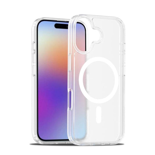 For iPhone 17 Skin Feel TPU Hybrid PC MagSafe Phone Case(Transparent) - iPhone 17 Cases by buy2fix | Online Shopping UK | buy2fix