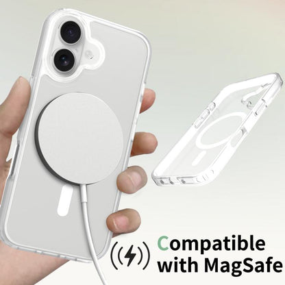 For iPhone 17 Skin Feel TPU Hybrid PC MagSafe Phone Case(Transparent) - iPhone 17 Cases by buy2fix | Online Shopping UK | buy2fix