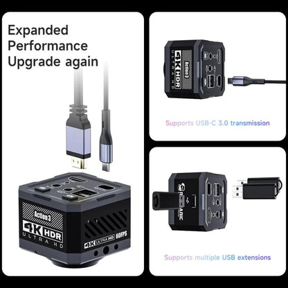 Mechanic Action3 HDMI / USB Thermal Imaging 4K HD Microscope Camera, Plug:EU Plug - Microscope Magnifier Series by MECHANIC | Online Shopping UK | buy2fix