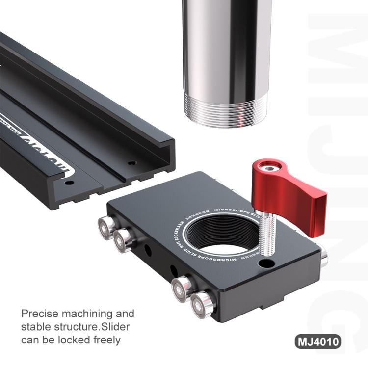 Mijing MJ4010 32mm 360 Universal Metal Swing Arm Liftable Fixed Stand with Slide Rails - Others by MIJING | Online Shopping UK | buy2fix