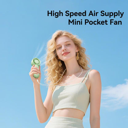 USAMS ZB354 Handheld Mini Pocket Fan(Purple) - Electric Fans by USAMS | Online Shopping UK | buy2fix