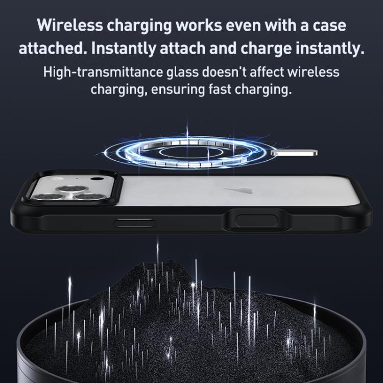 For iPhone Air Double-sided Plastic Glass Phone Protective Case(Grey) - iPhone Air Cases by buy2fix | Online Shopping UK | buy2fix