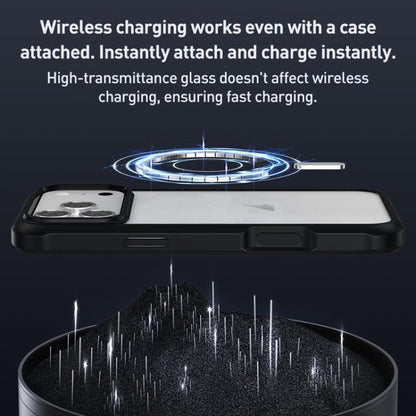 For iPhone Air Double-sided Plastic Glass Phone Protective Case(Black) - iPhone Air Cases by buy2fix | Online Shopping UK | buy2fix