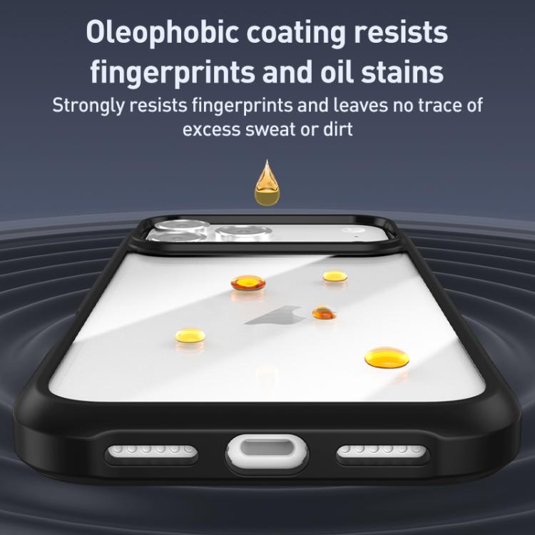 For iPhone Air Double-sided Plastic Glass Phone Protective Case(Black) - iPhone Air Cases by buy2fix | Online Shopping UK | buy2fix