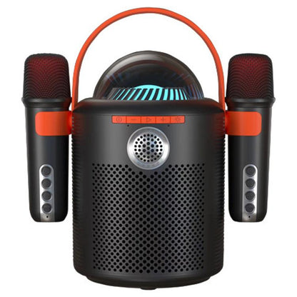Lebo Y11 Outdoor Portable Wireless Karaoke Dual Microphone Bluetooth Speaker(Black) - Desktop Speaker by buy2fix | Online Shopping UK | buy2fix