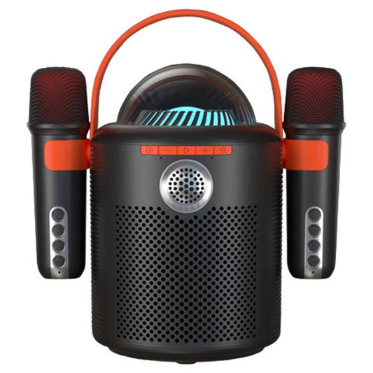 Lebo Y11 Outdoor Portable Wireless Karaoke Dual Microphone Bluetooth Speaker(Black) - Desktop Speaker by buy2fix | Online Shopping UK | buy2fix