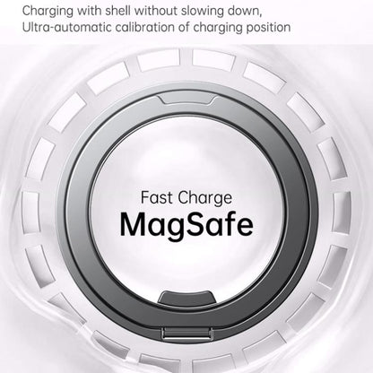 For iPhone 17 Pro Max Gear 360 Rotation MagSafe Holder Phone Case(Black) - iPhone 17 Pro Max Cases by buy2fix | Online Shopping UK | buy2fix