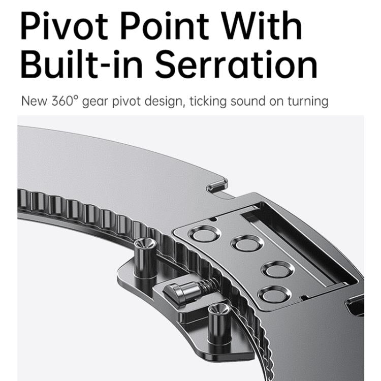 For iPhone 17 Pro Gear 360 Rotation MagSafe Holder Phone Case(Transparent) - iPhone 17 Pro Cases by buy2fix | Online Shopping UK | buy2fix