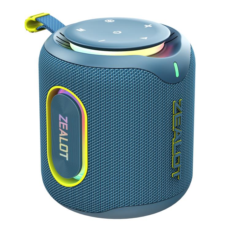 Zealot M1 30W Portable Outdoor IPX6 RGB Stereo Bluetooth Speaker(Blue) - Waterproof Speaker by ZEALOT | Online Shopping UK | buy2fix