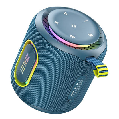 Zealot M1 30W Portable Outdoor IPX6 RGB Stereo Bluetooth Speaker(Blue) - Waterproof Speaker by ZEALOT | Online Shopping UK | buy2fix