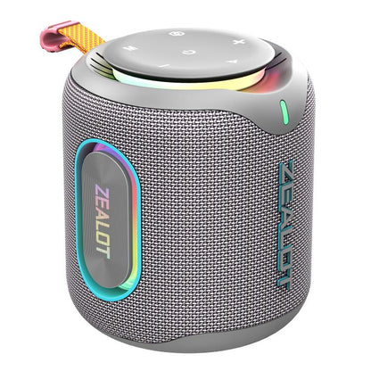 Zealot M1 30W Portable Outdoor IPX6 RGB Stereo Bluetooth Speaker(Grey) - Waterproof Speaker by ZEALOT | Online Shopping UK | buy2fix