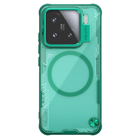 For Xiaomi 15 NILLKIN Iceblade Prop Series MagSafe Magnetic Frame Version Phone Case(Green)