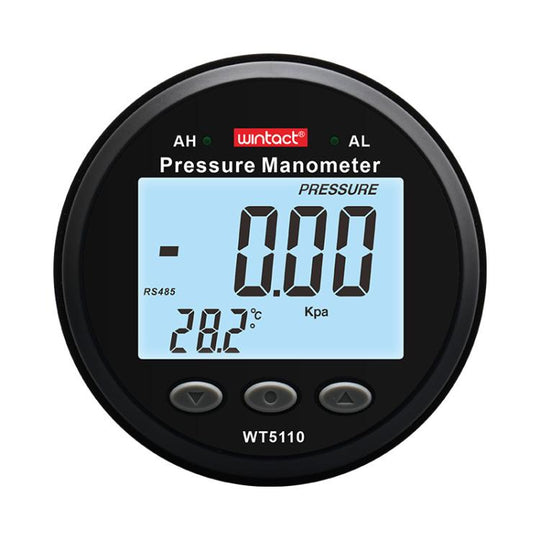 Wintact Portable Hight Precision Pressure Manometer with Temperature Compensation, Model:WT5110 / 10Kpa