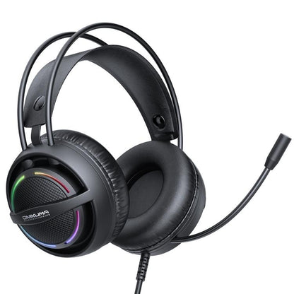 ONIKUMA X88 Head-mounted RGB Light E-Sports Gaming Headset, Cable Length: 2.2m(Black) - Multimedia Headset by ONIKUMA | Online Shopping UK | buy2fix