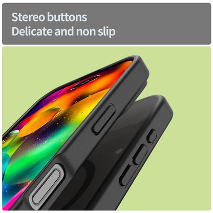 For iPhone 17 Fanying Series PC Hybrid TPU Translucent Frosted MagSafe Phone Case(Translucent Black) - iPhone 17 Cases by buy2fix | Online Shopping UK | buy2fix