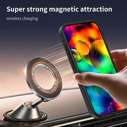 For iPhone 17 Fanying Series PC Hybrid TPU Translucent Frosted MagSafe Phone Case(Translucent Black) - iPhone 17 Cases by buy2fix | Online Shopping UK | buy2fix