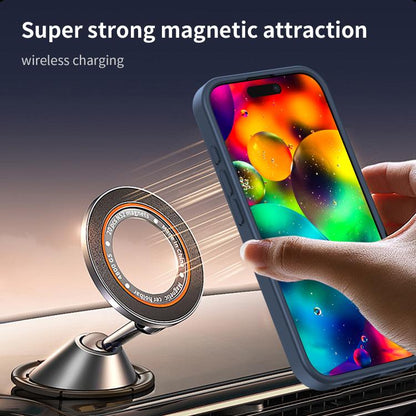 For iPhone 17 Fanying Series PC Hybrid TPU Translucent Frosted MagSafe Phone Case(Cyan Blue) - iPhone 17 Cases by buy2fix | Online Shopping UK | buy2fix