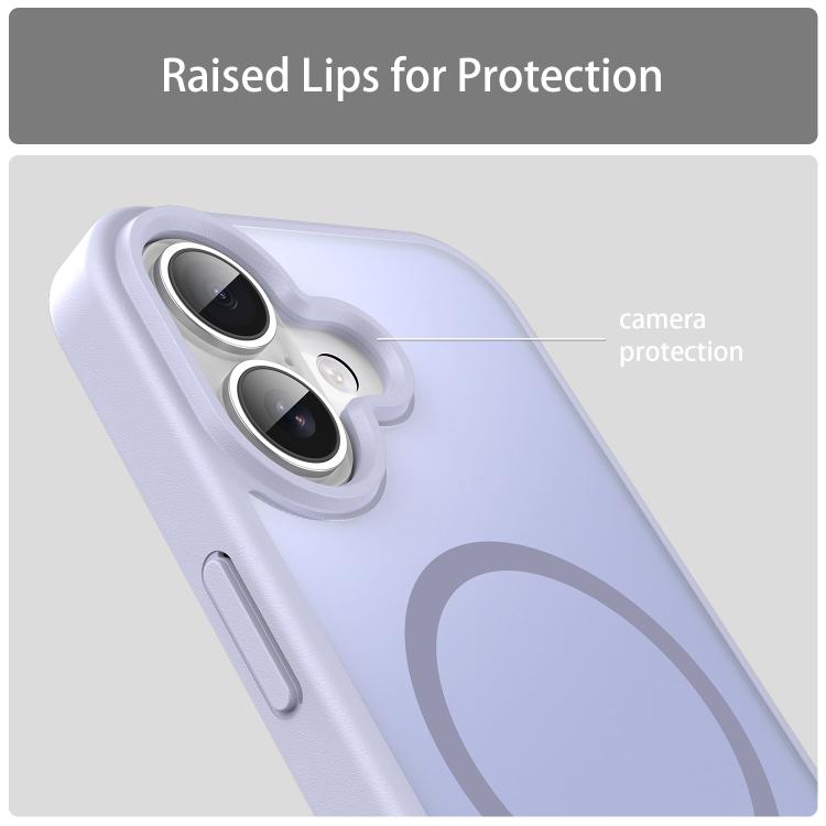For iPhone 17 Fanying Series PC Hybrid TPU Translucent Frosted MagSafe Phone Case(Lavender) - iPhone 17 Cases by buy2fix | Online Shopping UK | buy2fix