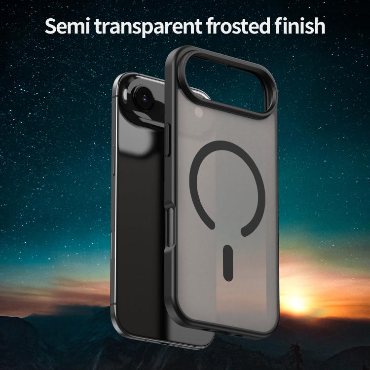 For iPhone Air Fanying Series PC Hybrid TPU Translucent Frosted MagSafe Phone Case(Translucent Black) - iPhone Air Cases by buy2fix | Online Shopping UK | buy2fix