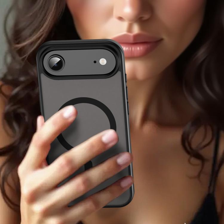 For iPhone Air Fanying Series PC Hybrid TPU Translucent Frosted MagSafe Phone Case(Translucent Black) - iPhone Air Cases by buy2fix | Online Shopping UK | buy2fix