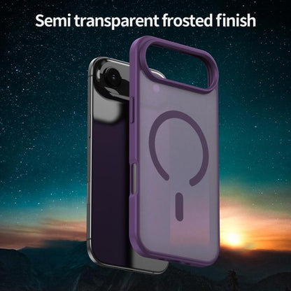 For iPhone Air Fanying Series PC Hybrid TPU Translucent Frosted MagSafe Phone Case(Crystal Purple) - iPhone Air Cases by buy2fix | Online Shopping UK | buy2fix