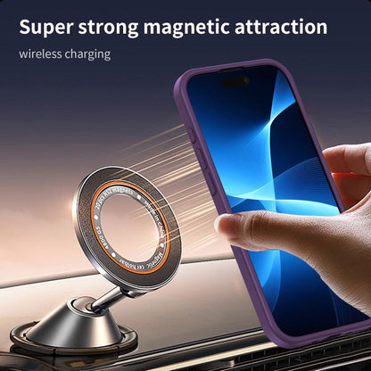 For iPhone Air Fanying Series PC Hybrid TPU Translucent Frosted MagSafe Phone Case(Crystal Purple) - iPhone Air Cases by buy2fix | Online Shopping UK | buy2fix