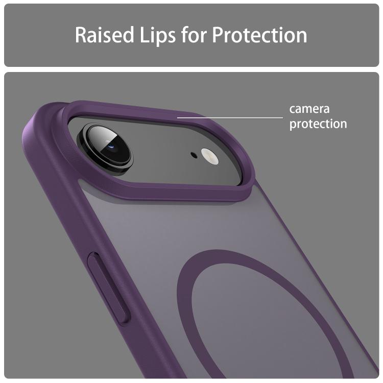 For iPhone Air Fanying Series PC Hybrid TPU Translucent Frosted MagSafe Phone Case(Crystal Purple) - iPhone Air Cases by buy2fix | Online Shopping UK | buy2fix