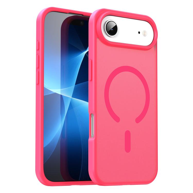 For iPhone Air Fanying Series PC Hybrid TPU Translucent Frosted MagSafe Phone Case(Rose Red) - iPhone Air Cases by buy2fix | Online Shopping UK | buy2fix