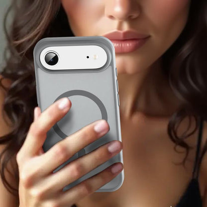 For iPhone Air Fanying Series PC Hybrid TPU Translucent Frosted MagSafe Phone Case(Silver Grey) - iPhone Air Cases by buy2fix | Online Shopping UK | buy2fix