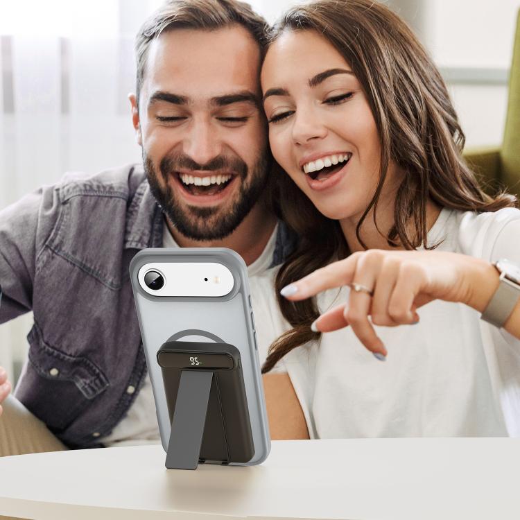 For iPhone Air Fanying Series PC Hybrid TPU Translucent Frosted MagSafe Phone Case(Silver Grey) - iPhone Air Cases by buy2fix | Online Shopping UK | buy2fix