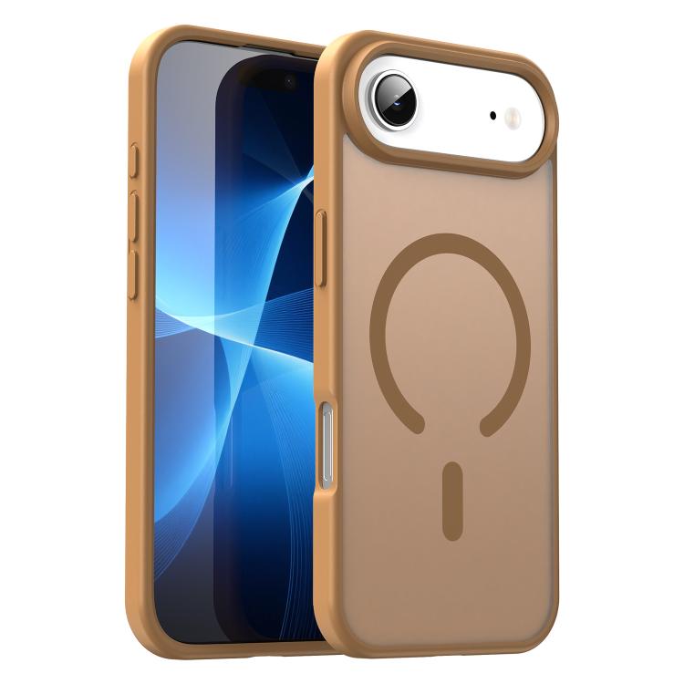 For iPhone Air Fanying Series PC Hybrid TPU Translucent Frosted MagSafe Phone Case(Desert Gold) - iPhone Air Cases by buy2fix | Online Shopping UK | buy2fix