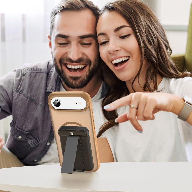 For iPhone Air Fanying Series PC Hybrid TPU Translucent Frosted MagSafe Phone Case(Desert Gold) - iPhone Air Cases by buy2fix | Online Shopping UK | buy2fix