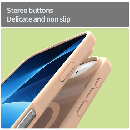 For iPhone Air Fanying Series PC Hybrid TPU Translucent Frosted MagSafe Phone Case(Rouge Powder) - iPhone Air Cases by buy2fix | Online Shopping UK | buy2fix