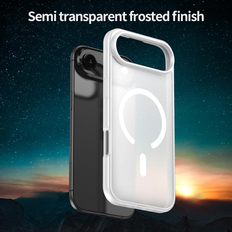 For iPhone Air Fanying Series PC Hybrid TPU Translucent Frosted MagSafe Phone Case(Matte White) - iPhone Air Cases by buy2fix | Online Shopping UK | buy2fix