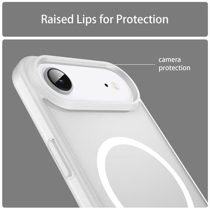 For iPhone Air Fanying Series PC Hybrid TPU Translucent Frosted MagSafe Phone Case(Matte White) - iPhone Air Cases by buy2fix | Online Shopping UK | buy2fix