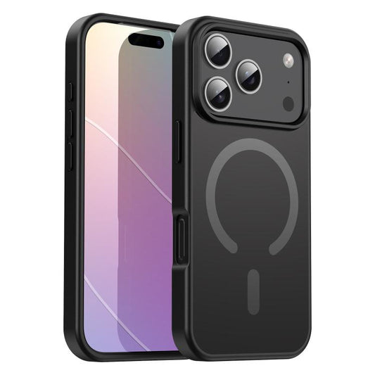 For iPhone 17 Pro Fanying Series PC Hybrid TPU Translucent Frosted MagSafe Phone Case(Black) - iPhone 17 Pro Cases by buy2fix | Online Shopping UK | buy2fix