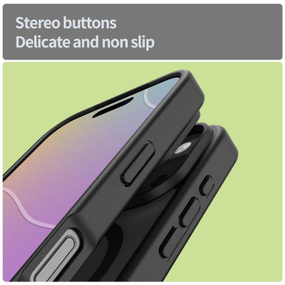 For iPhone 17 Pro Fanying Series PC Hybrid TPU Translucent Frosted MagSafe Phone Case(Translucent Black) - iPhone 17 Pro Cases by buy2fix | Online Shopping UK | buy2fix