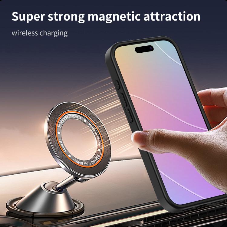 For iPhone 17 Pro Fanying Series PC Hybrid TPU Translucent Frosted MagSafe Phone Case(Translucent Black) - iPhone 17 Pro Cases by buy2fix | Online Shopping UK | buy2fix