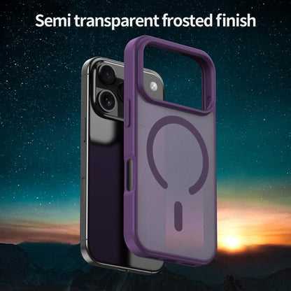 For iPhone 17 Pro Fanying Series PC Hybrid TPU Translucent Frosted MagSafe Phone Case(Crystal Purple) - iPhone 17 Pro Cases by buy2fix | Online Shopping UK | buy2fix