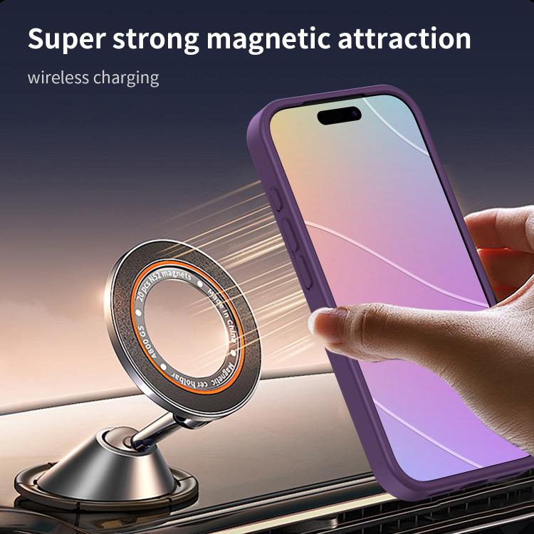 For iPhone 17 Pro Fanying Series PC Hybrid TPU Translucent Frosted MagSafe Phone Case(Crystal Purple) - iPhone 17 Pro Cases by buy2fix | Online Shopping UK | buy2fix