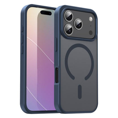 For iPhone 17 Pro Fanying Series PC Hybrid TPU Translucent Frosted MagSafe Phone Case(Cyan Blue) - iPhone 17 Pro Cases by buy2fix | Online Shopping UK | buy2fix