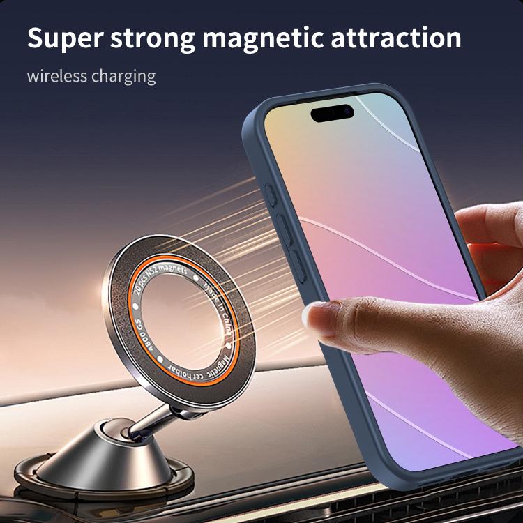 For iPhone 17 Pro Fanying Series PC Hybrid TPU Translucent Frosted MagSafe Phone Case(Cyan Blue) - iPhone 17 Pro Cases by buy2fix | Online Shopping UK | buy2fix